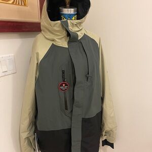 GORE-TEX Black and Olive Performance Jacket